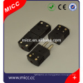 Conector de forma Omega macho negro Omega